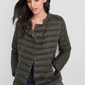 Lucky Brand Olive Puffer Jacket Napoleon